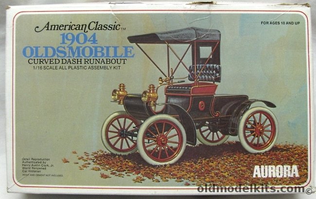 Aurora 1/16 1904 Curved Dash Olds (Oldsmobile), 152 plastic model kit